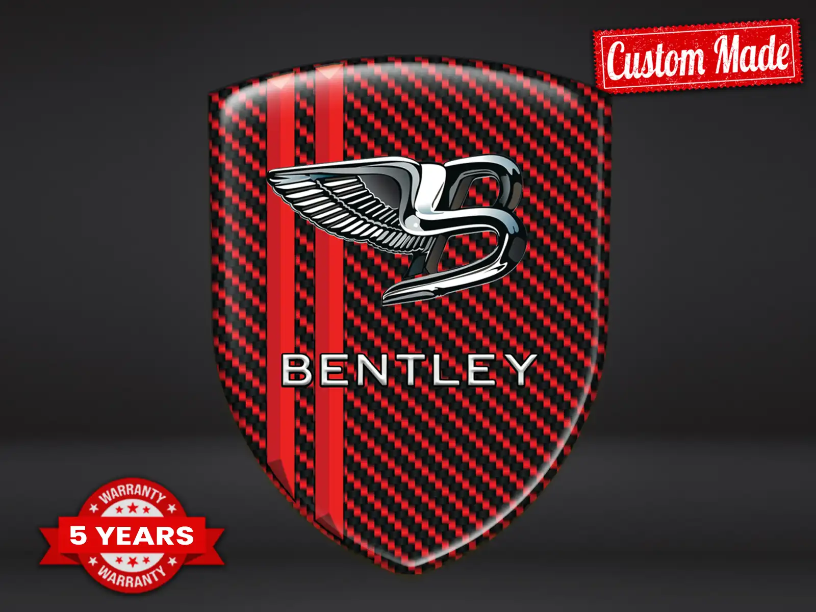 Bentley Heckscheibensticker Stilvoll Stabil Exklusiv Auto